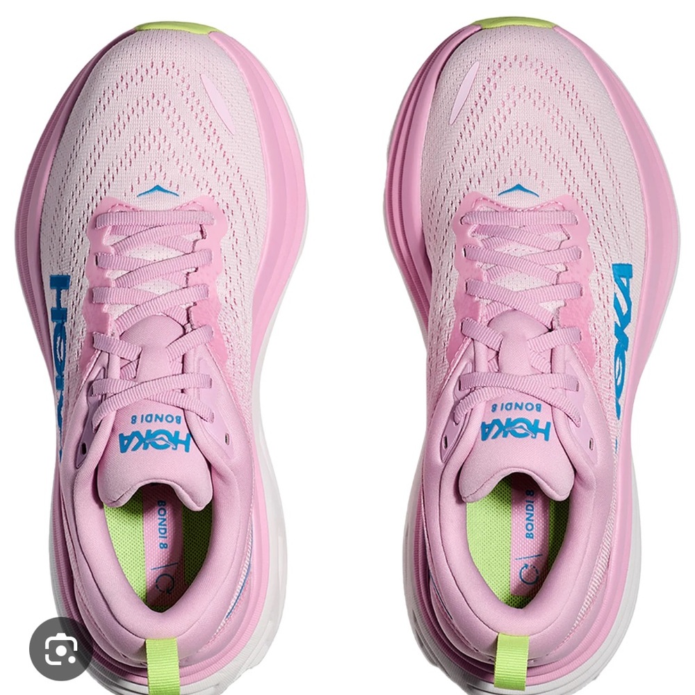 Hoka Bondi 8 Pink Twilight/Waterpark 8.5B